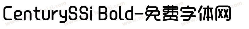 CenturySSi Bold字体转换